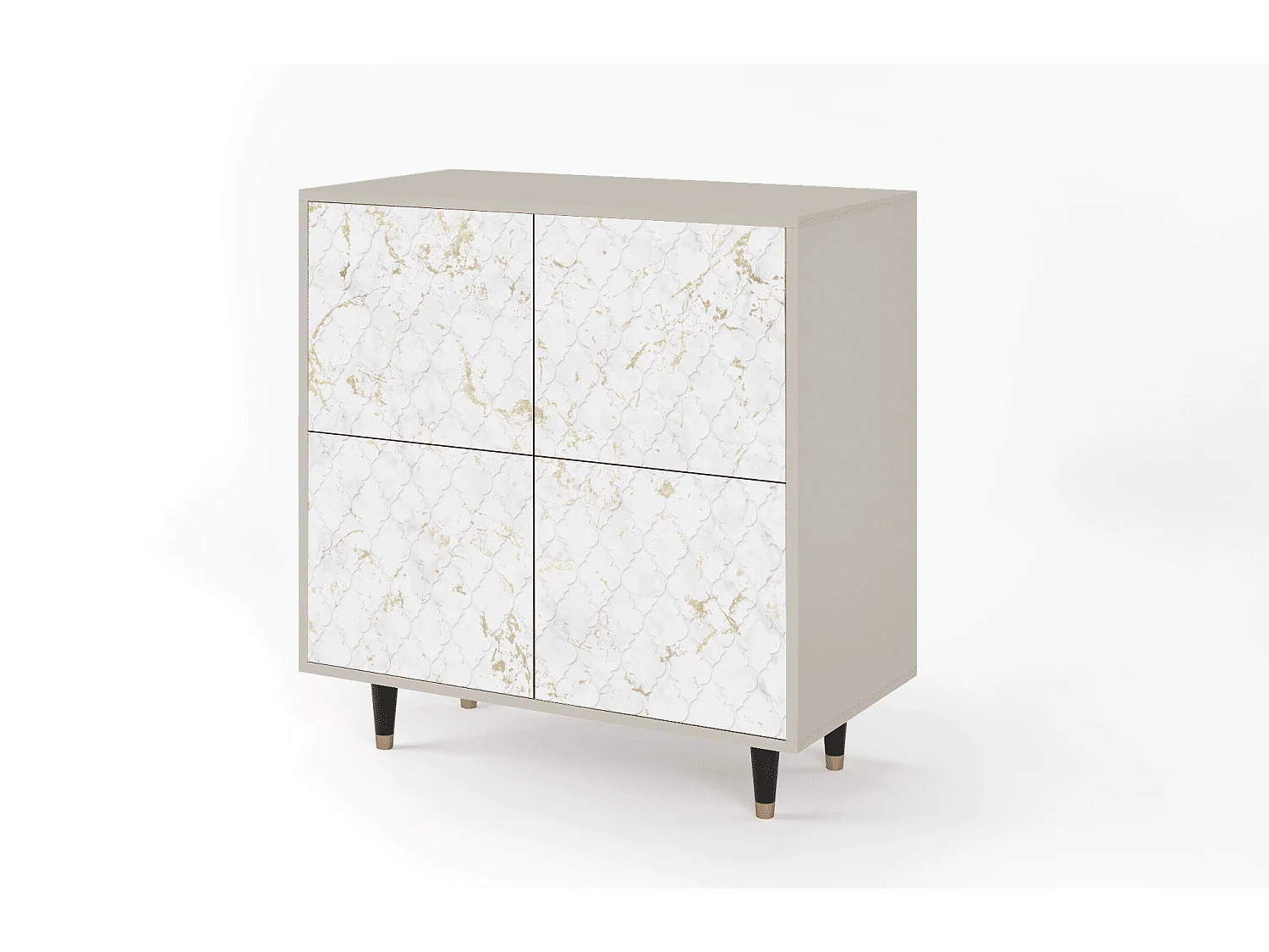 Credenza - 94x96x48 cm - BS3 - Sweet Cotton, Sabbia