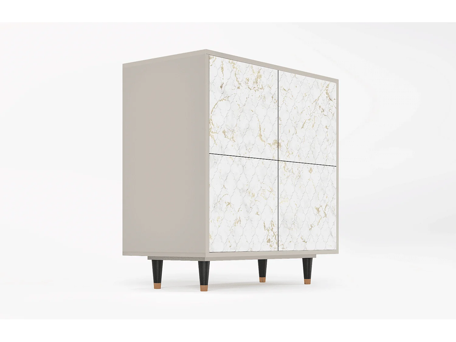 Credenza - 94x96x48 cm - BS3 - Sweet Cotton, Sabbia
