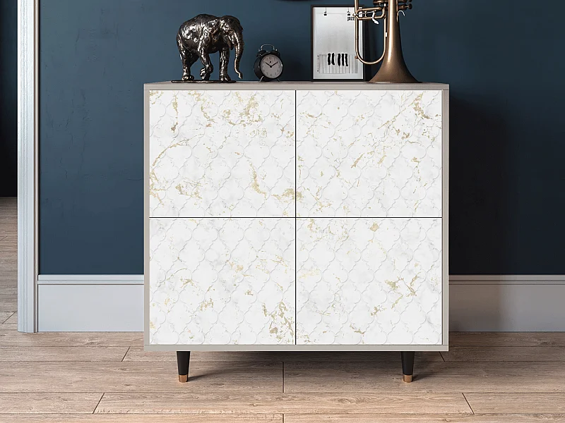 Credenza - 94x96x48 cm - BS3 - Sweet Cotton, Sabbia