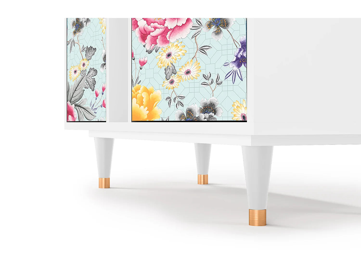 Kredens - 94х96х41 cm - BS5 - Sky Garden, Biały