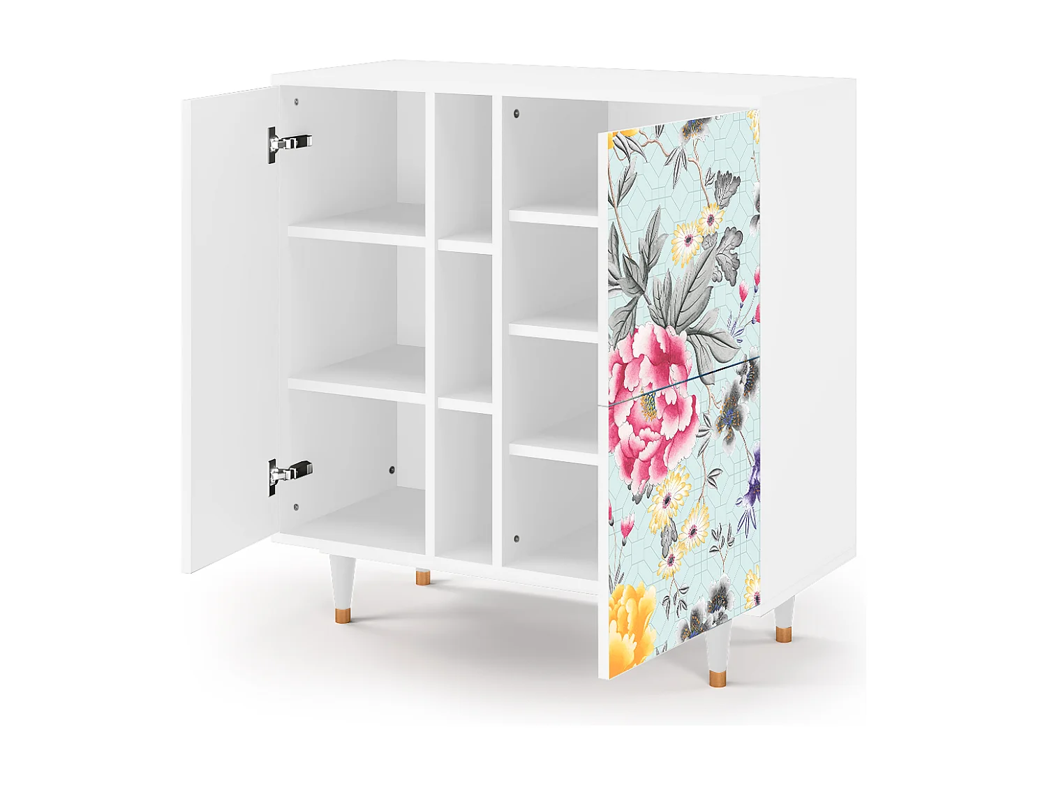 Kredens - 94х96х41 cm - BS5 - Sky Garden, Biały