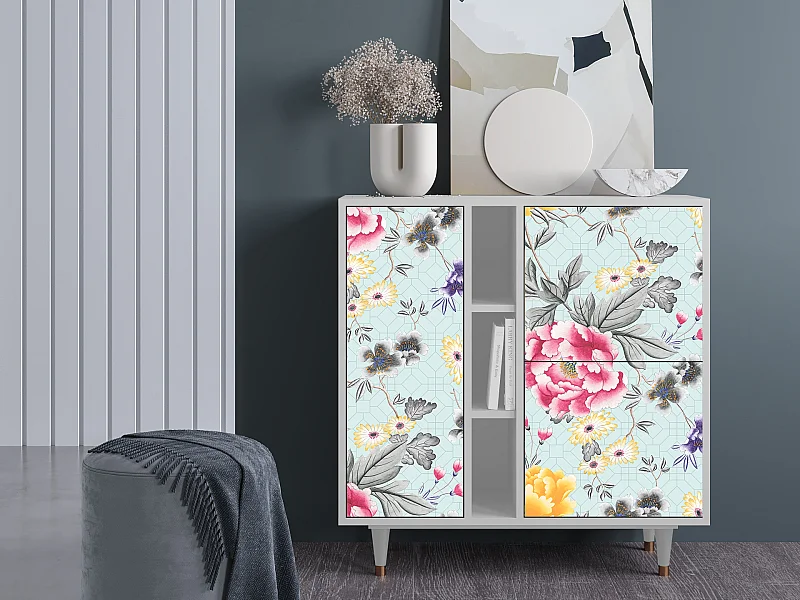 Aparador - 94х96х41 cm - BS5 - Sky Garden, Blanco