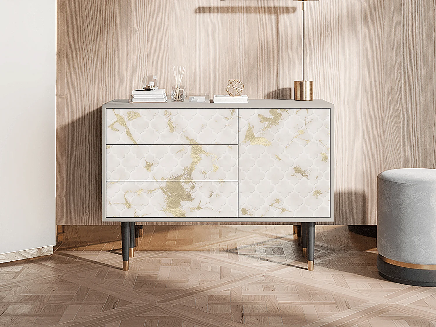 Aparador - 115х84х41 cm - S3 - Sahara desert, Areia