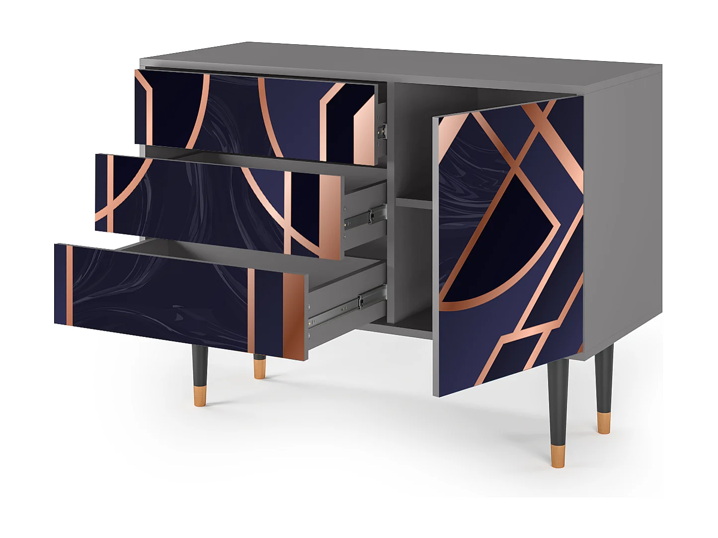 Buffet - 115х84х41 cm - S3 - Purple Temple, Gris