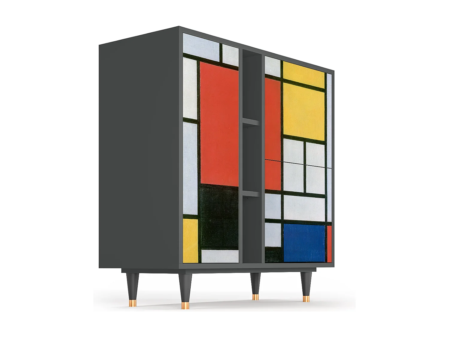 Buffet - 94х96х41 cm - BS5 - Composition, Anthracite