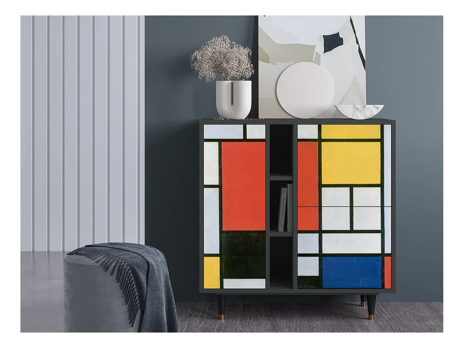 Buffet - 94х96х41 cm - BS5 - Composition, Anthracite