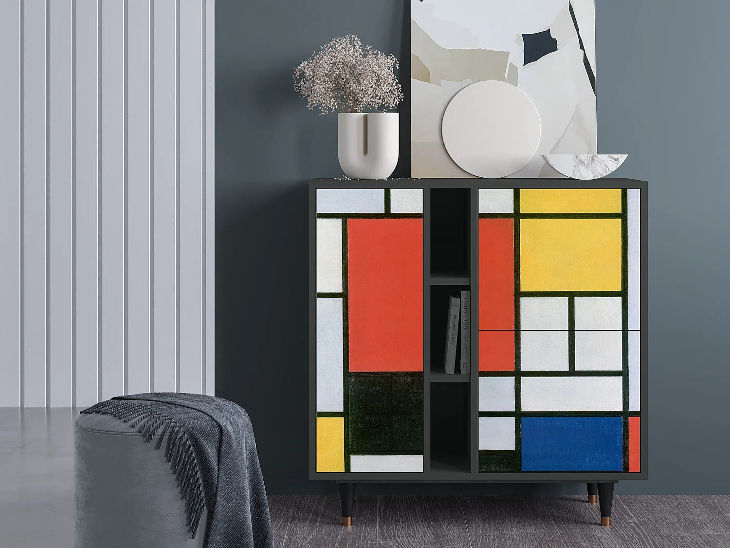 Dressoir - 94х96х41 cm - BS5 - Composition, Antraciet