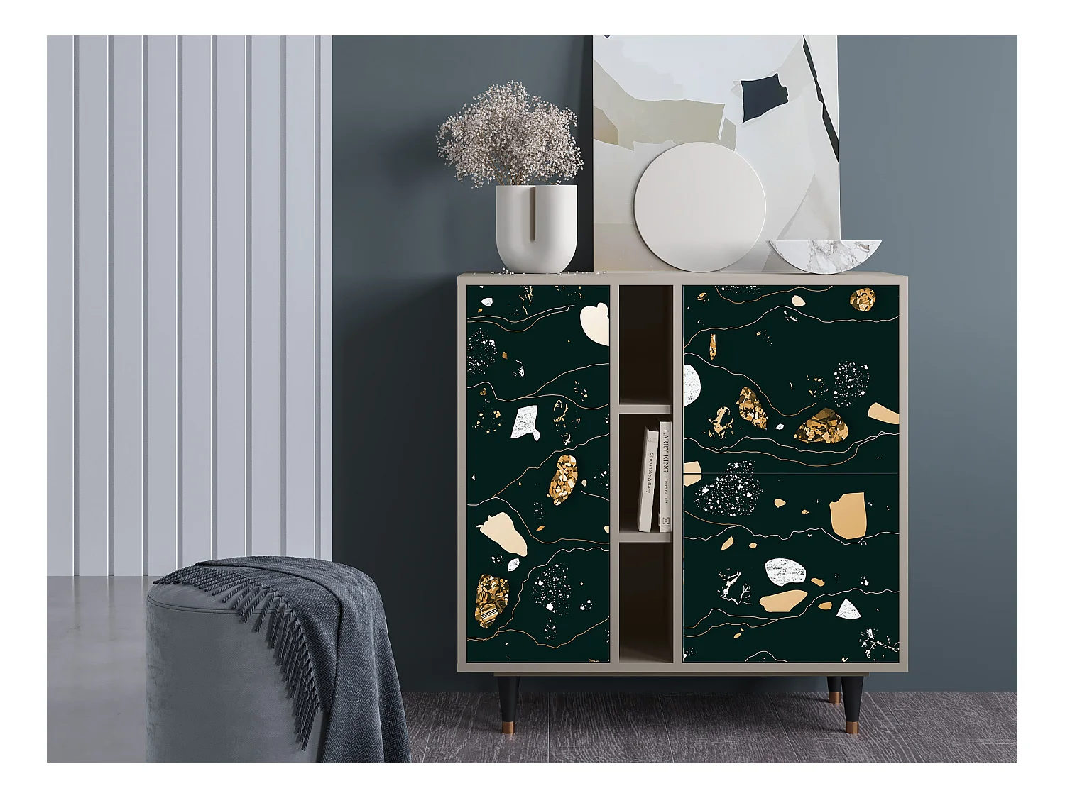 Credenza - 94х96х41 cm - BS5 - Space Rocks, Sabbia