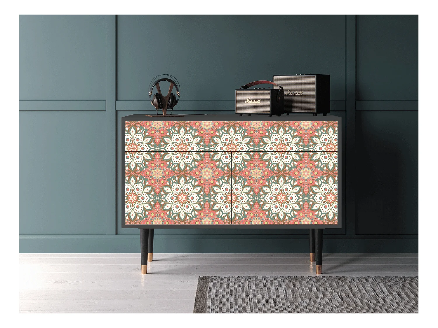 Credenza - 115x85x48 cm - BS4 - Peach Grove, Antracite