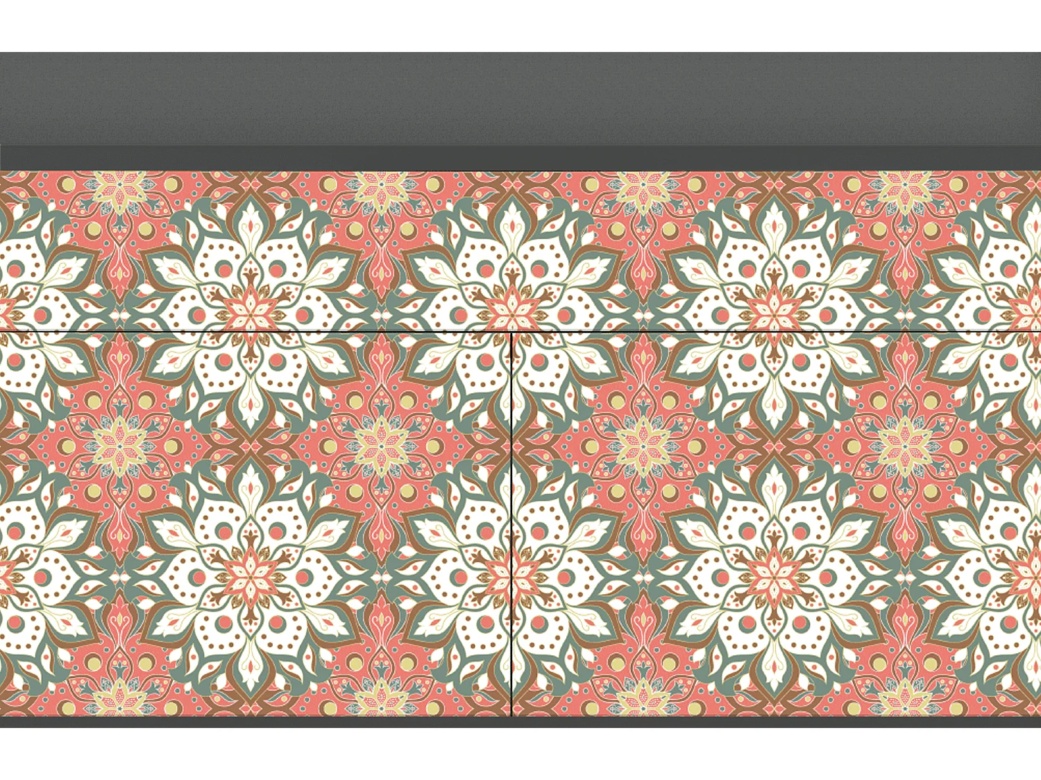 Dressoir - 115x85x48 cm - BS4 - Peach Grove, Antraciet