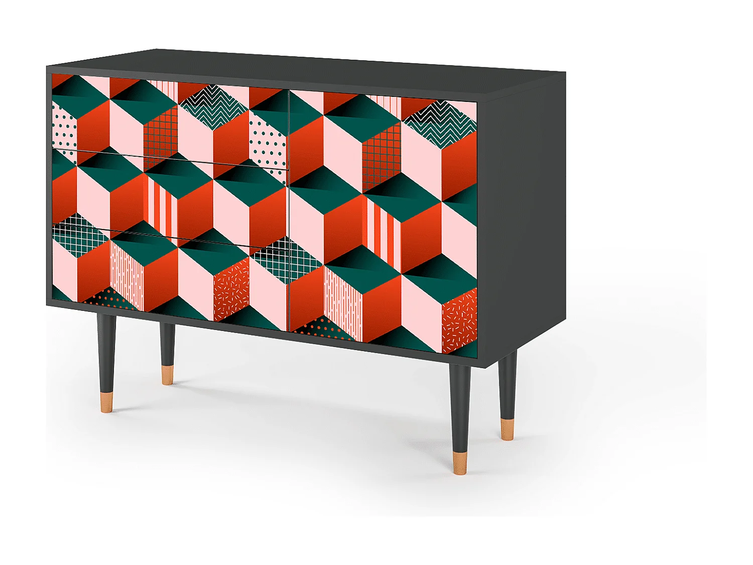 Aparador - 115х84х41 cm - S3 - Pepsi-Cola, Antracita