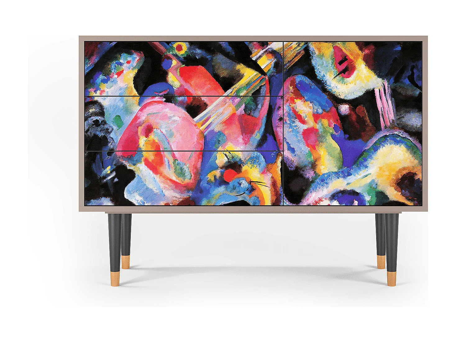 Aparador - 115х84х41 cm - S3 - Winter Landscape, Latte