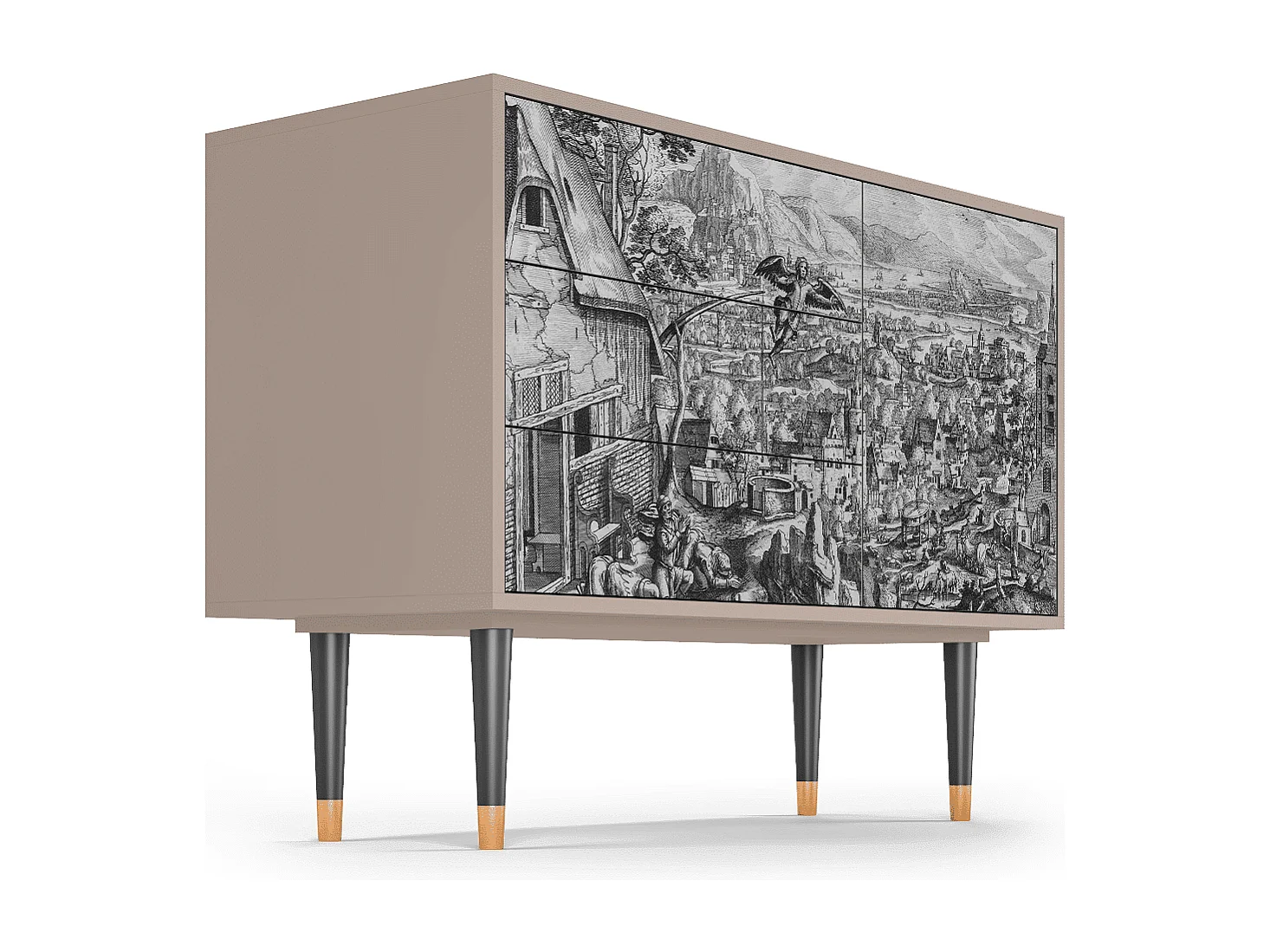 Credenza - 115х84х41 cm - S3 - Departure, Latte