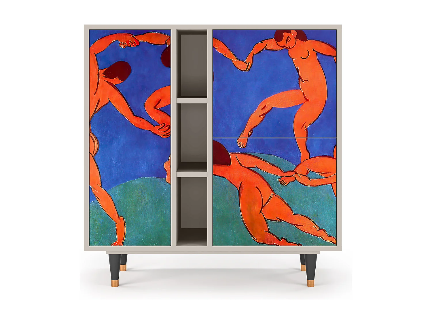 Kredens - 94х96х41 cm - BS5 - The Dance by Matisse , Piaskowy