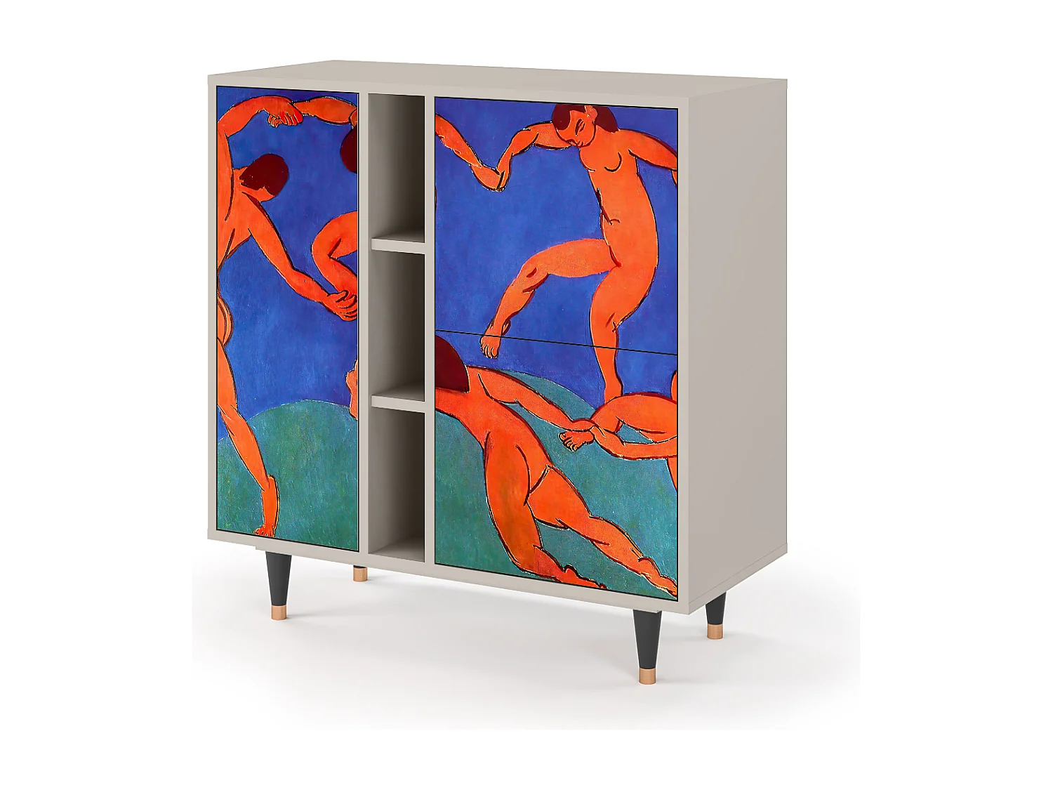 Kredens - 94х96х41 cm - BS5 - The Dance by Matisse , Piaskowy