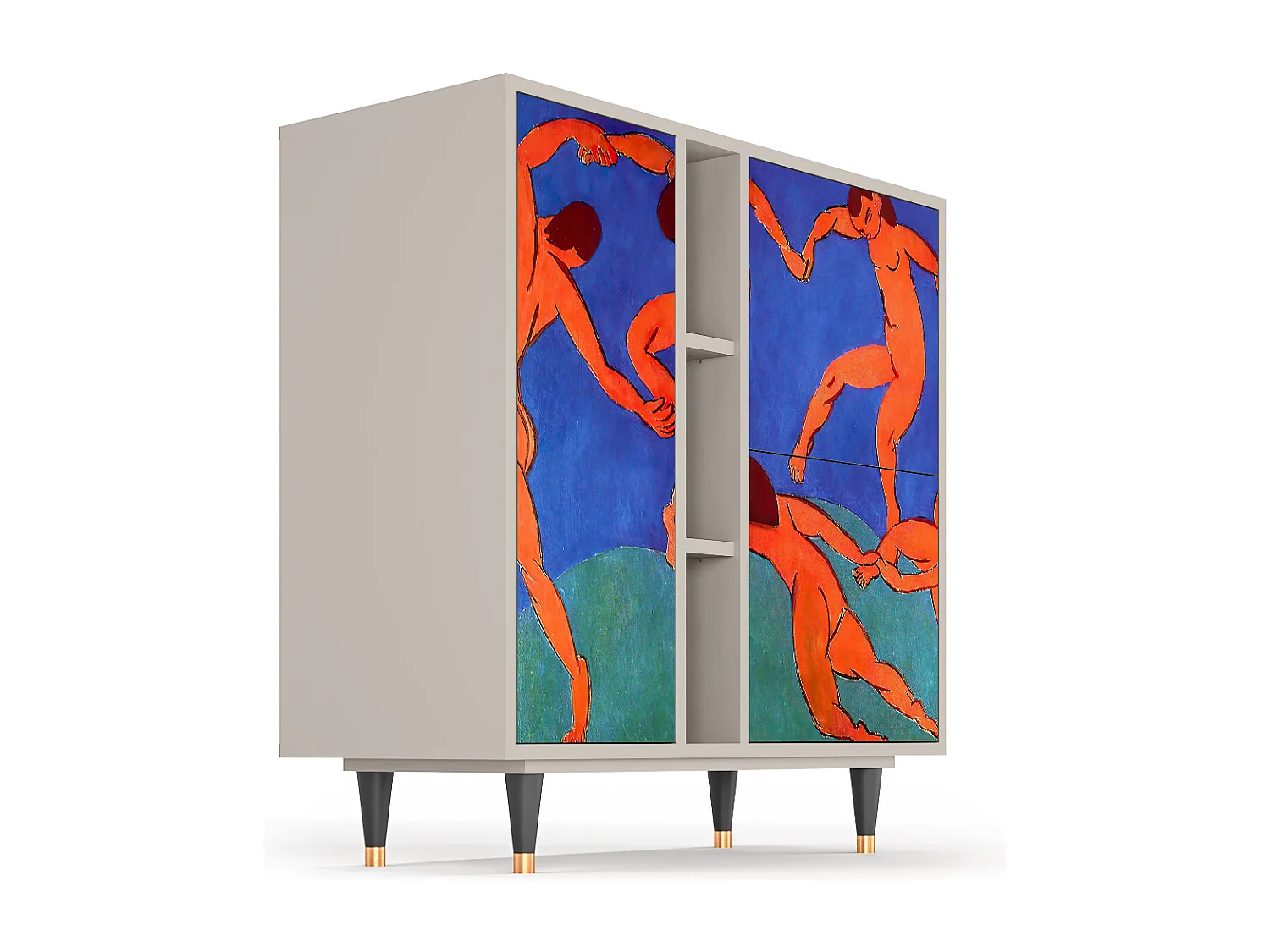 Kredens - 94х96х41 cm - BS5 - The Dance by Matisse , Piaskowy