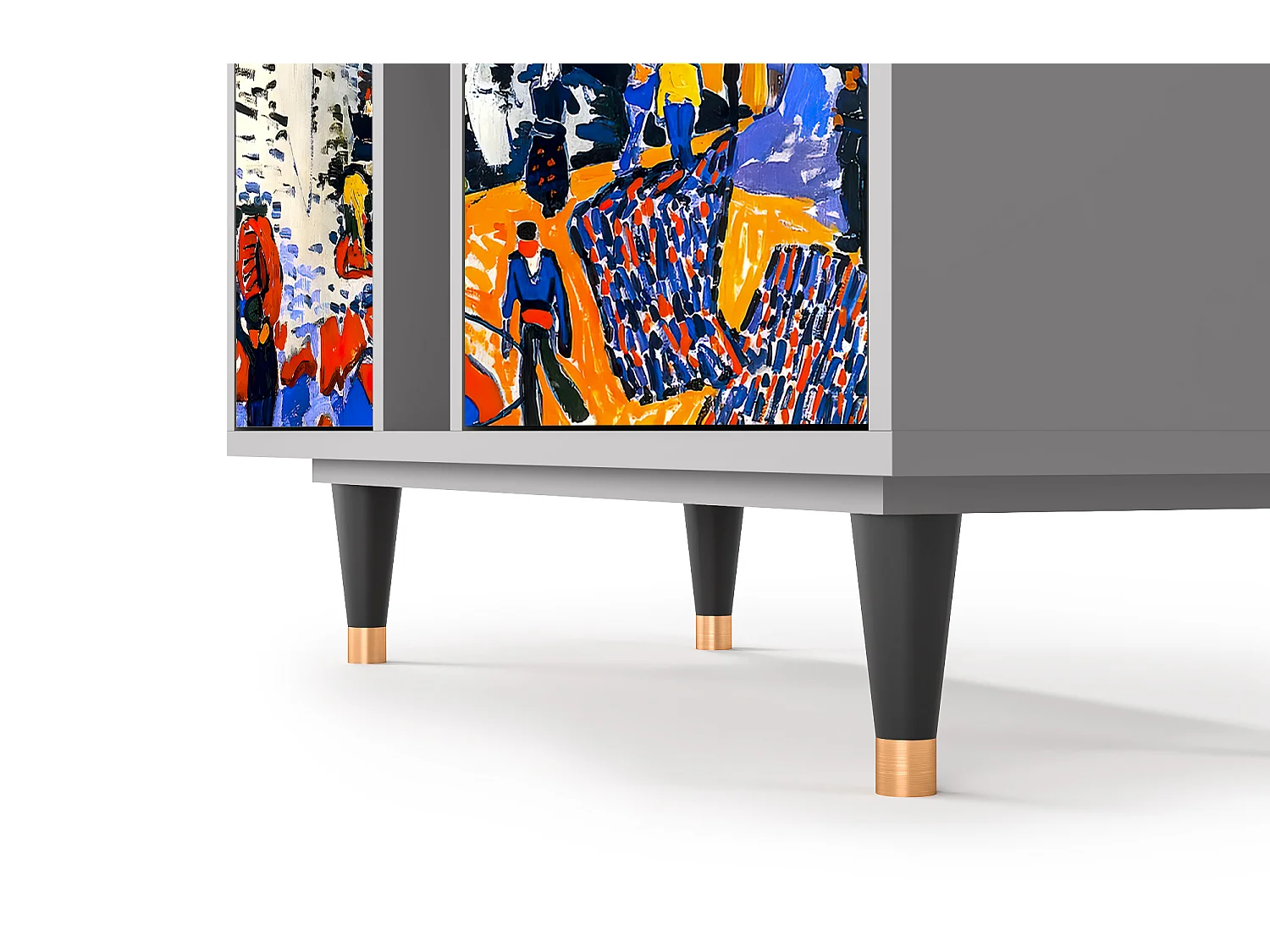 Buffet - 94х96х41 cm - BS5 - Le Séchage des voiles , Gris