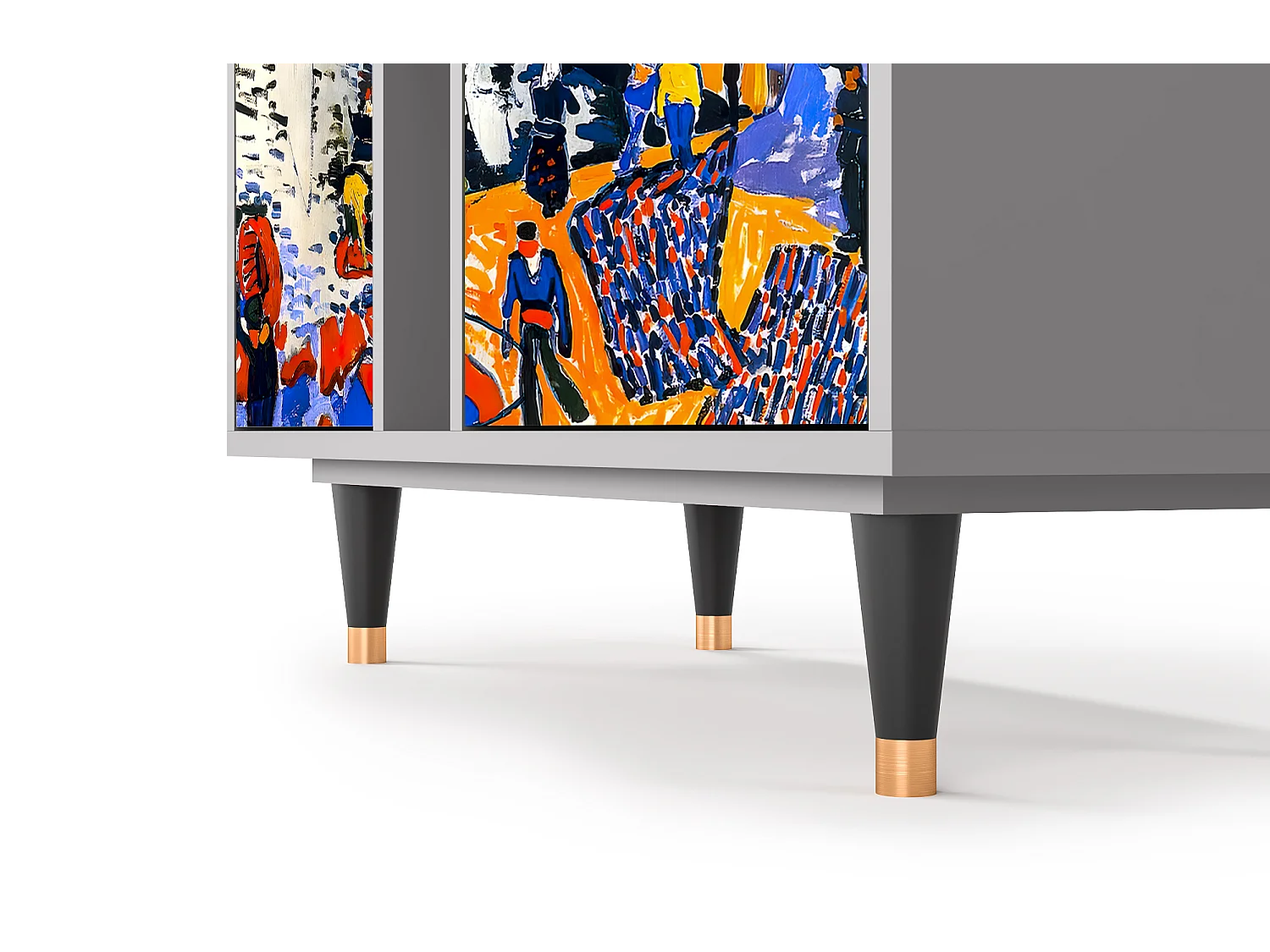 Credenza - 94х96х41 cm - BS5 - Le Séchage des voiles , Grigio