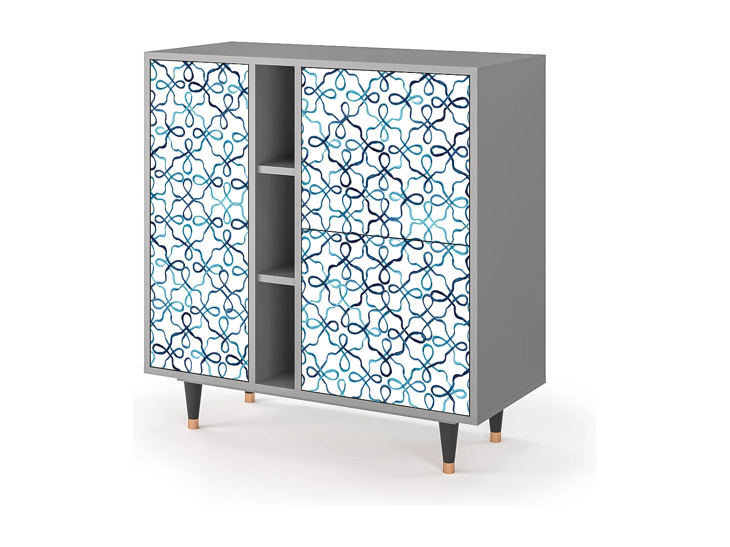 Buffet - 94х96х41 cm - BS5 - Marine Strings, Gris