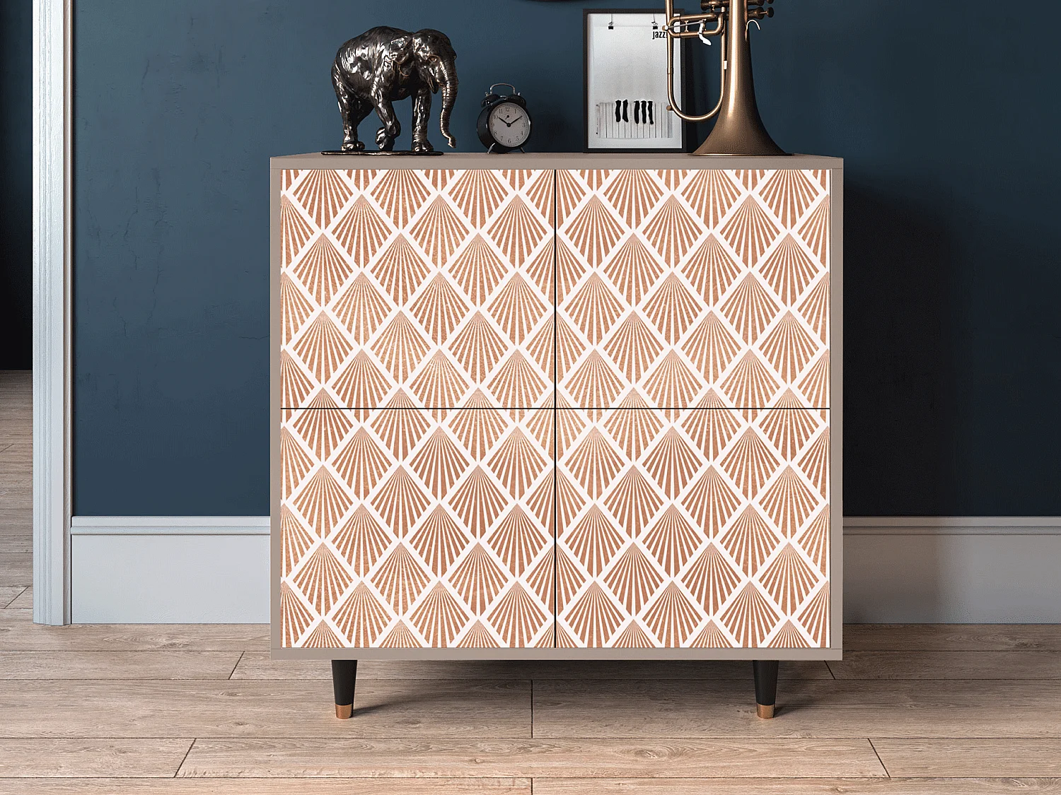Credenza - 94x96x48 cm - BS3 - Pastel Sunrise, Latte