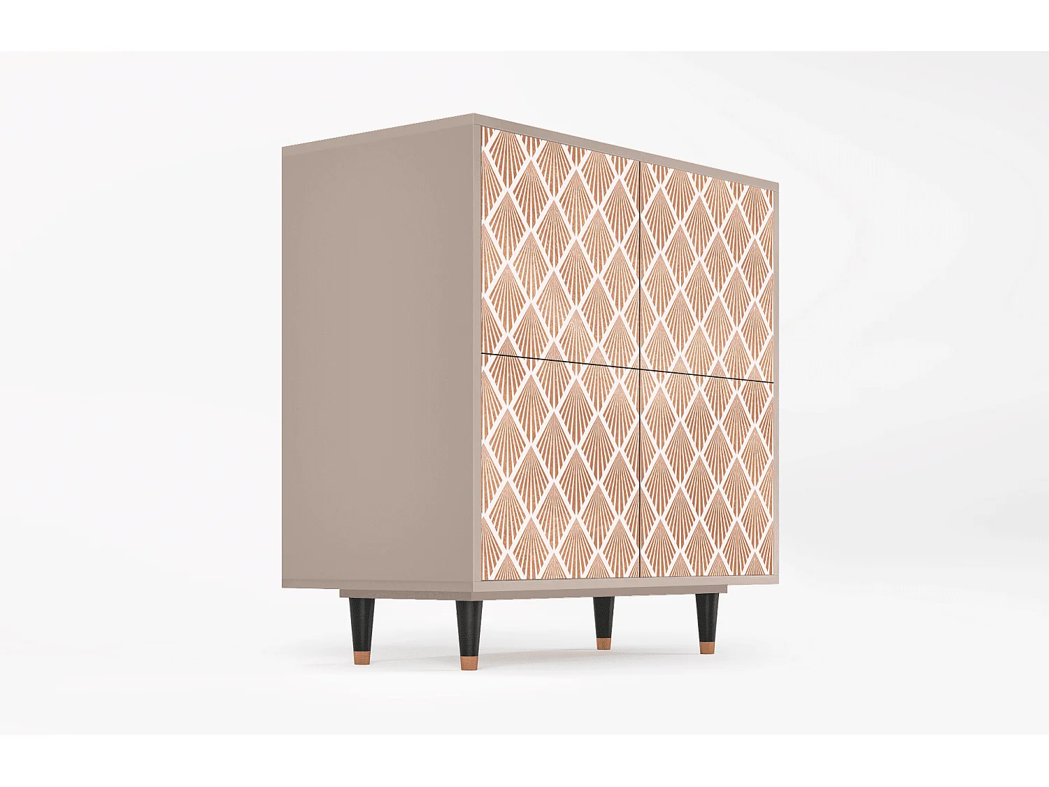 Credenza - 94x96x48 cm - BS3 - Pastel Sunrise, Latte