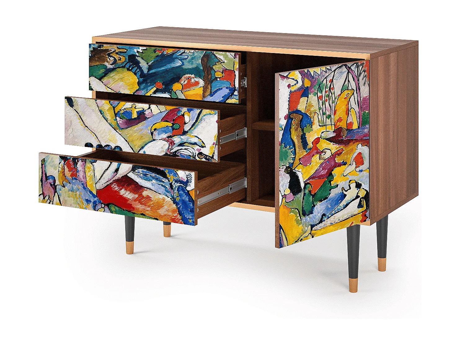 Buffet - 115х84х41 cm - S3 - Improvisation 26  , Noyer