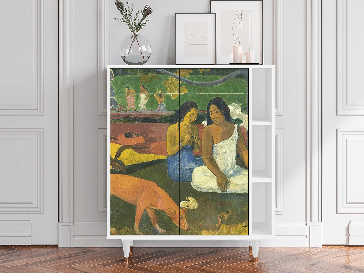 Kredens - 96х110х41 cm - BS6 - Arearea , Biały