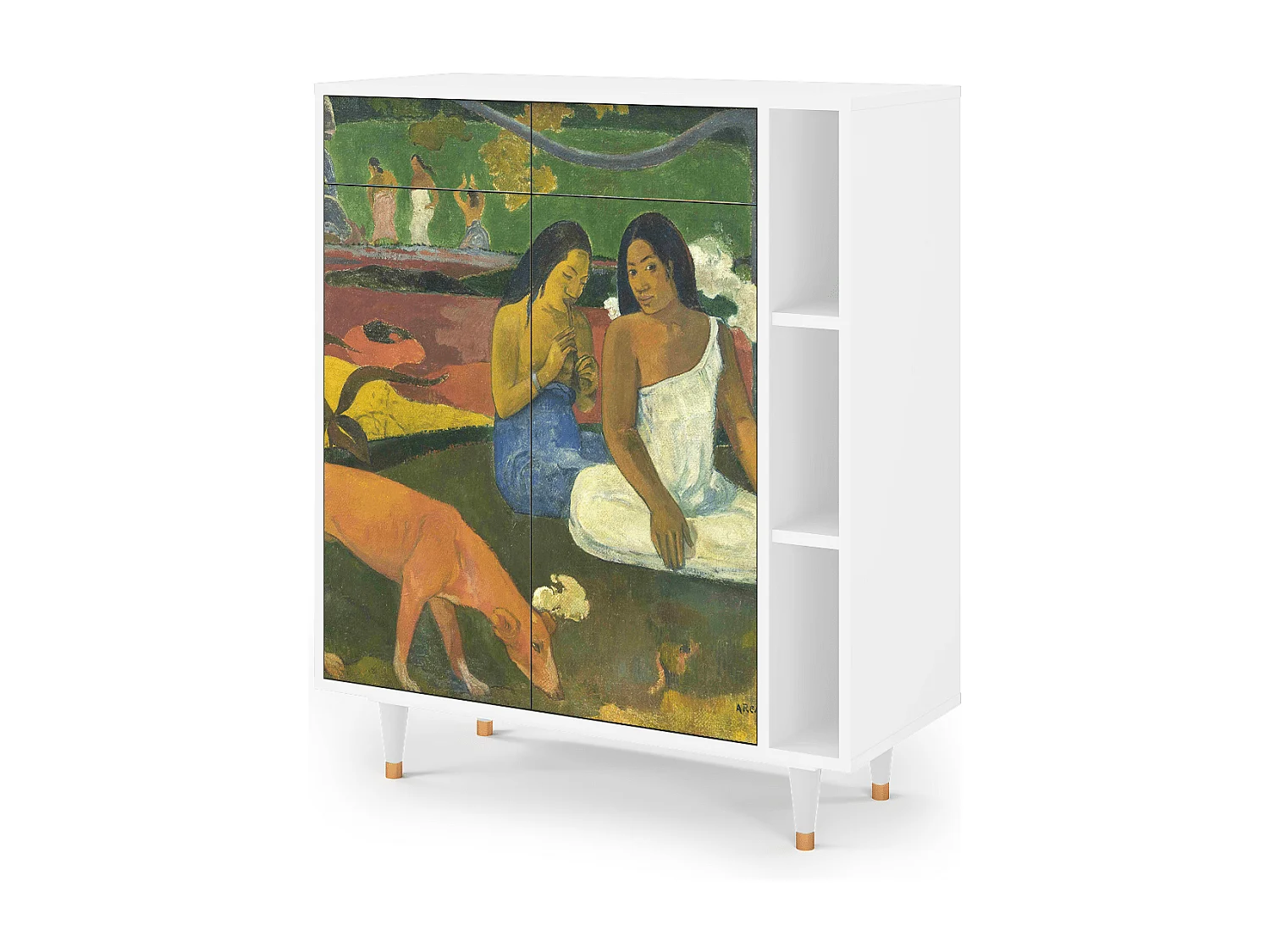 Kredens - 96х110х41 cm - BS6 - Arearea , Biały