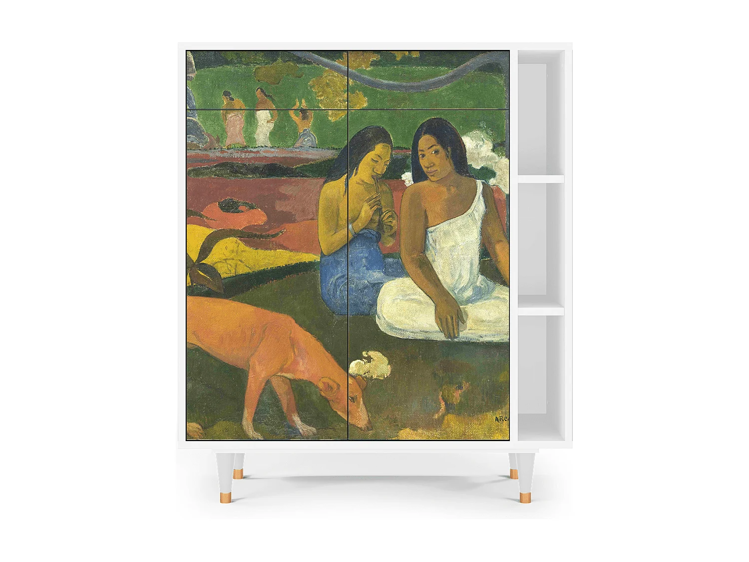 Kredens - 96х110х41 cm - BS6 - Arearea , Biały