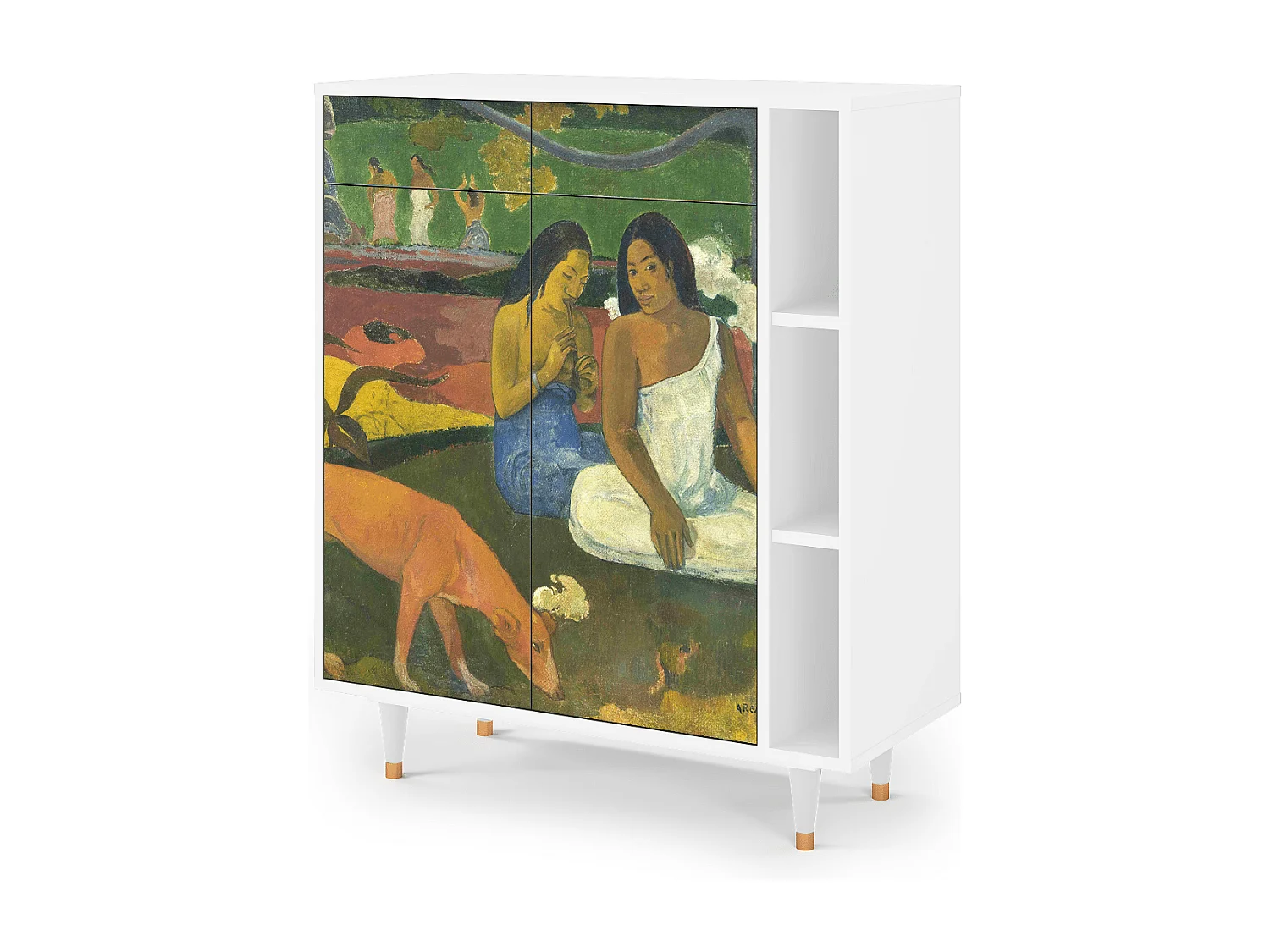 Kredens - 96х110х41 cm - BS6 - Arearea , Biały