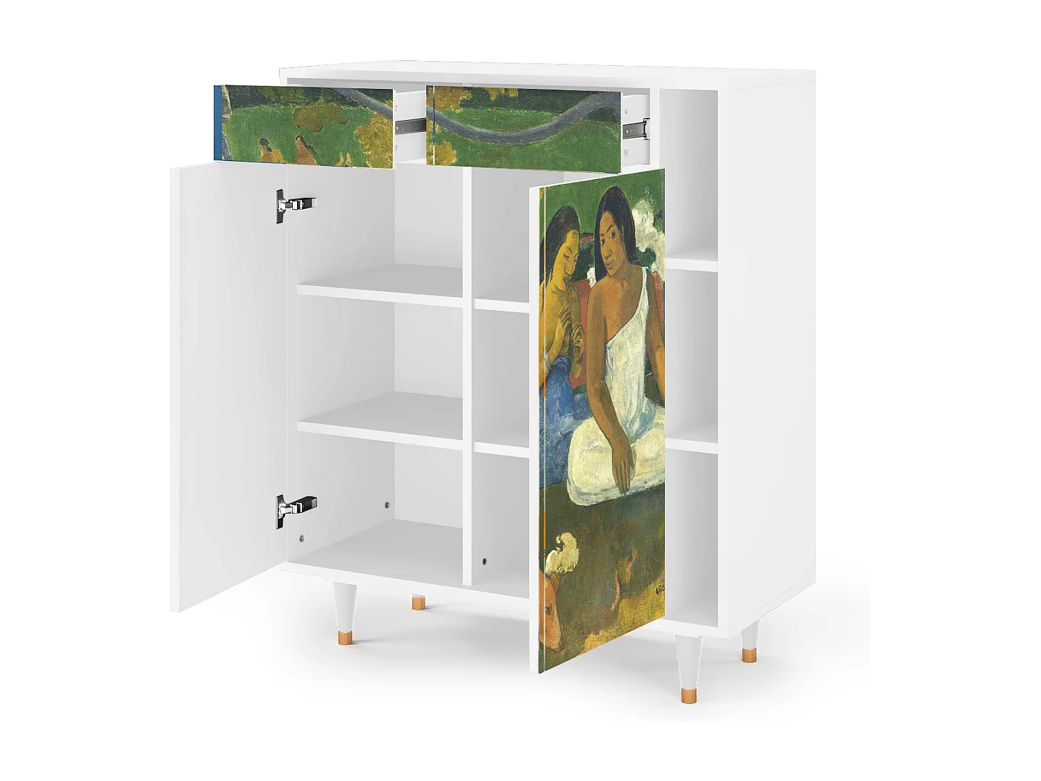 Kredens - 96х110х41 cm - BS6 - Arearea , Biały