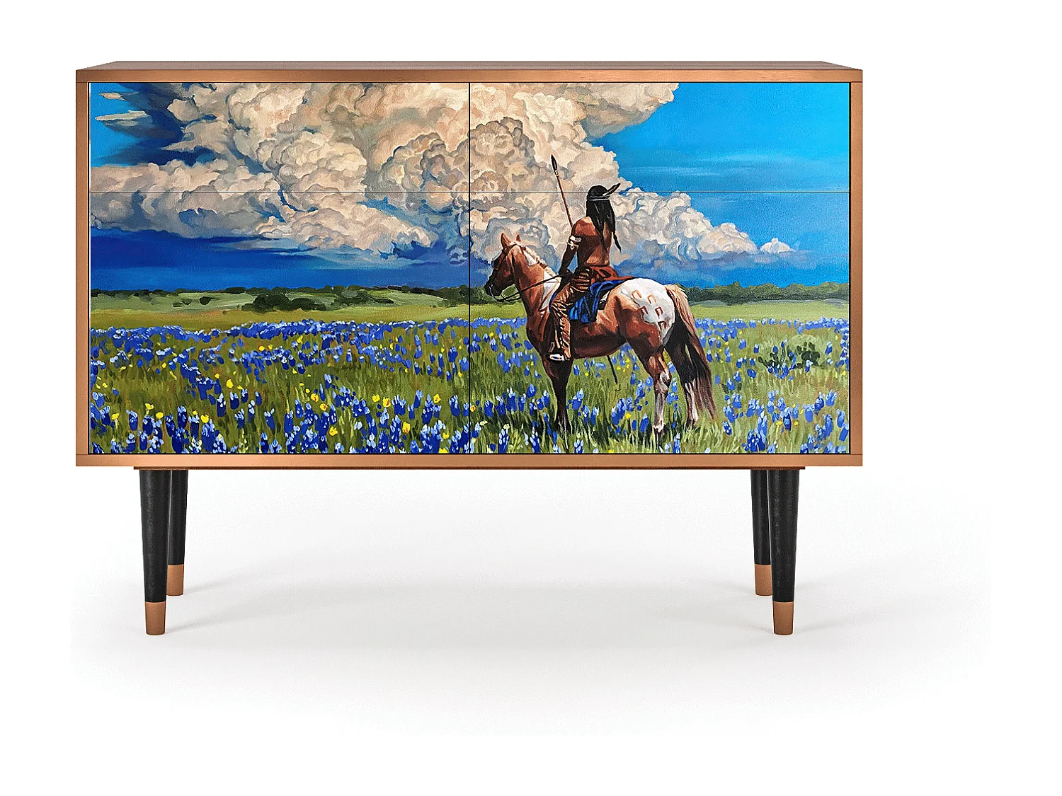 Buffet - 115x85x48 cm - BS4 - Thunderheads by Dean, Noyer