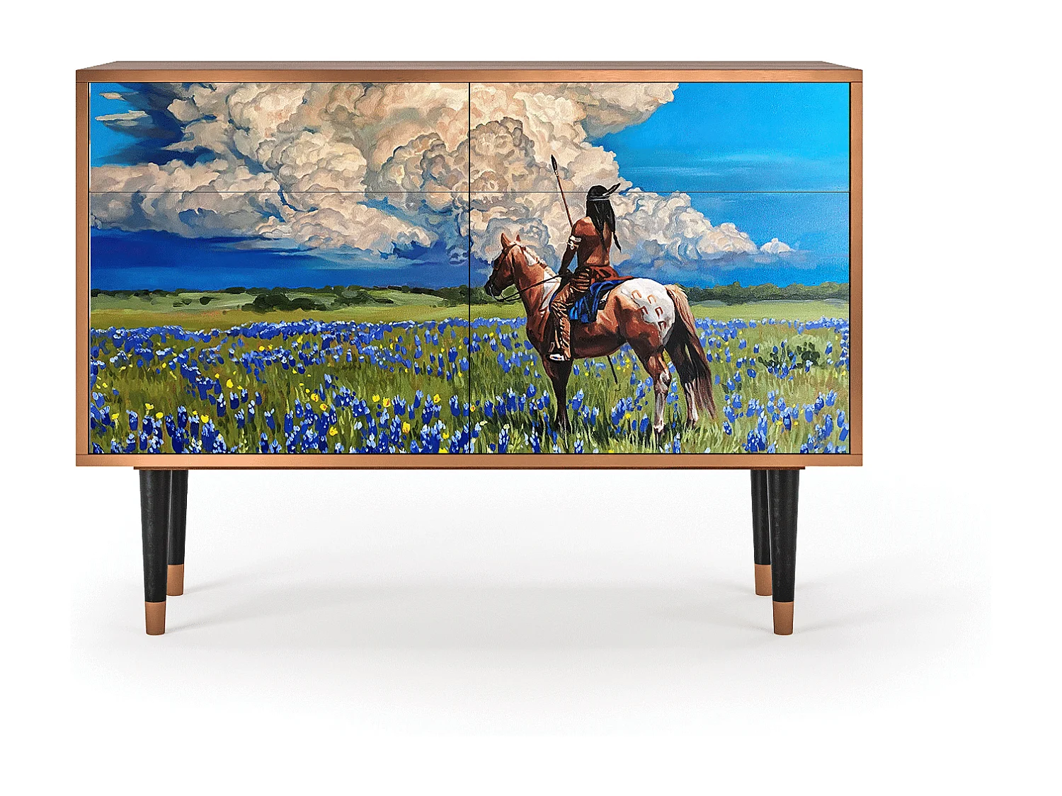 Buffet - 115x85x48 cm - BS4 - Thunderheads by Dean, Noyer