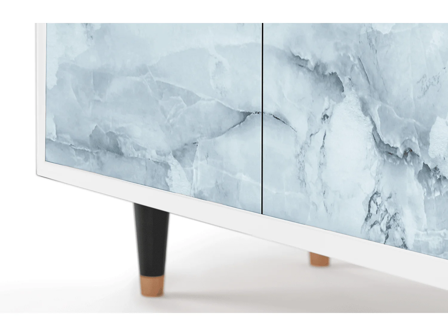 Kredens - 94x96x48 cm - BS3 - Glacial Colour, Biały