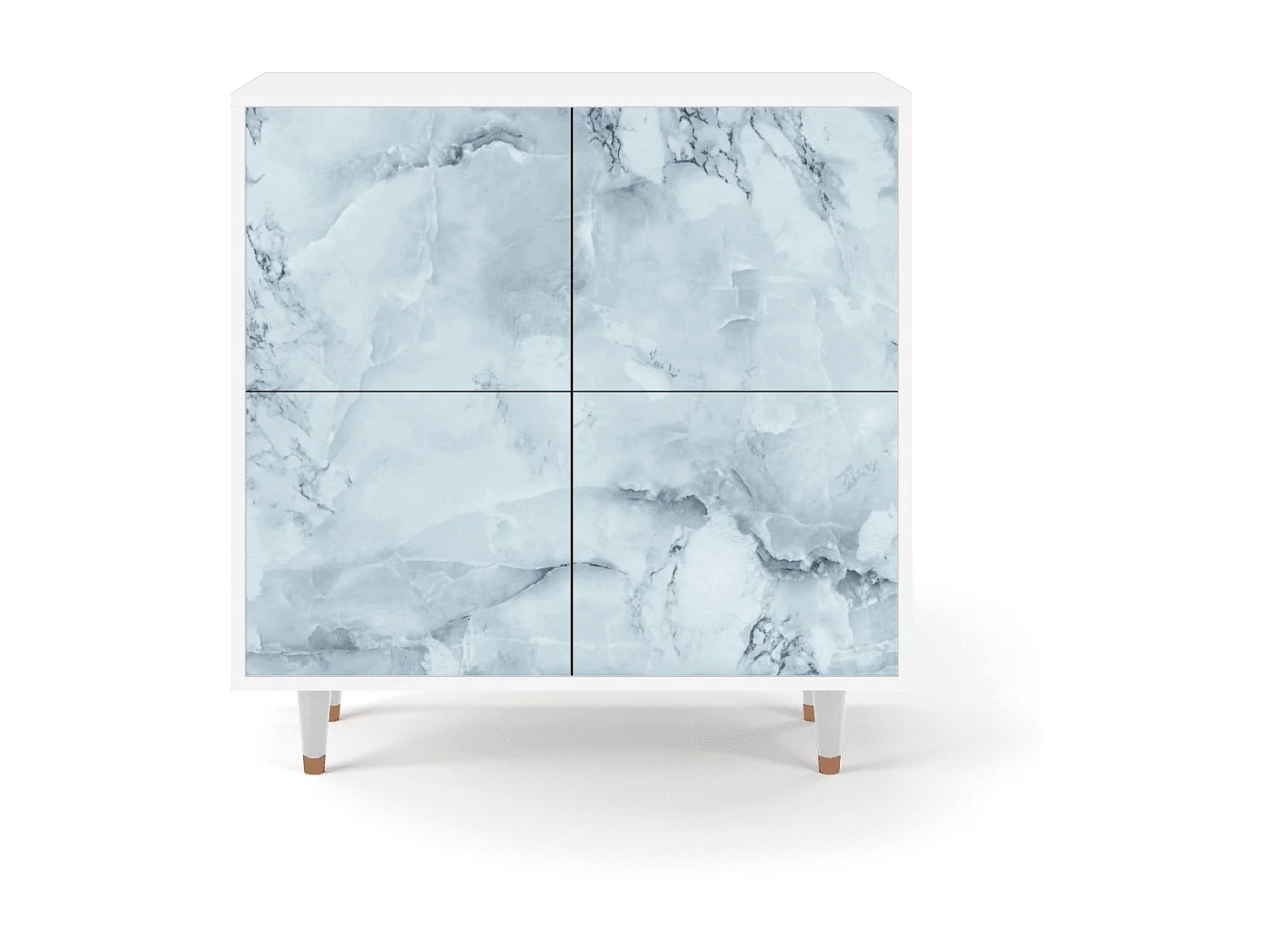 Buffet - 94x96x48 cm - BS3 - Glacial Colour, Blanc