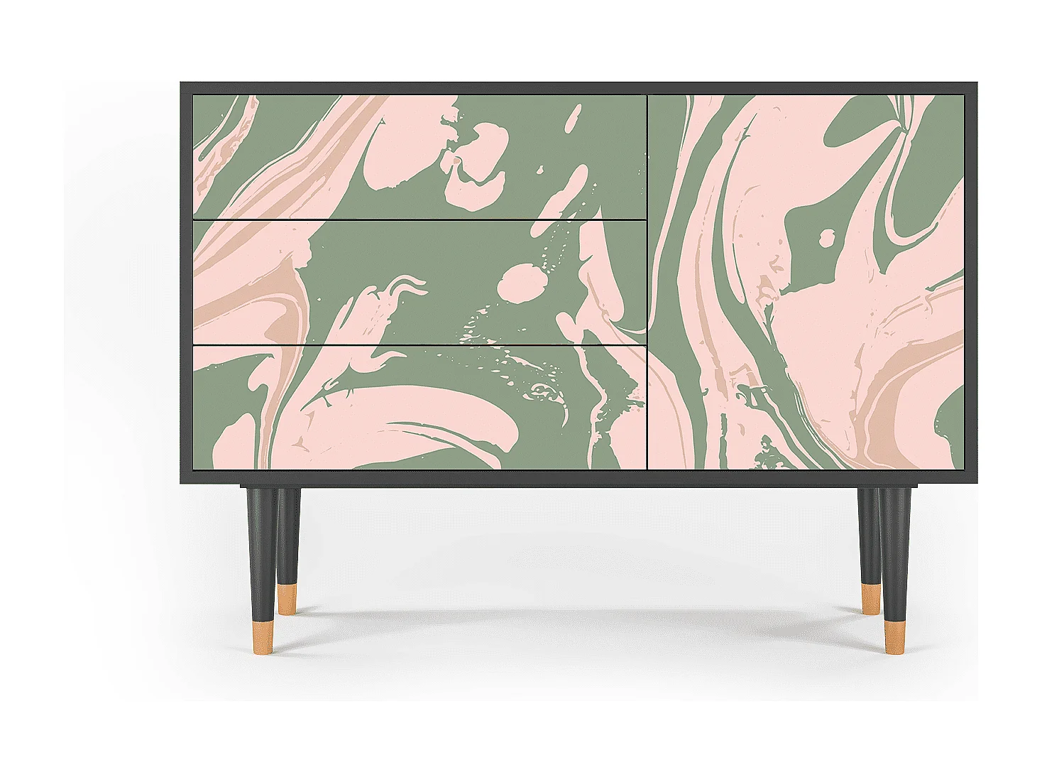 Buffet - 115х84х41 cm - S3 - Aquarelle, Anthracite