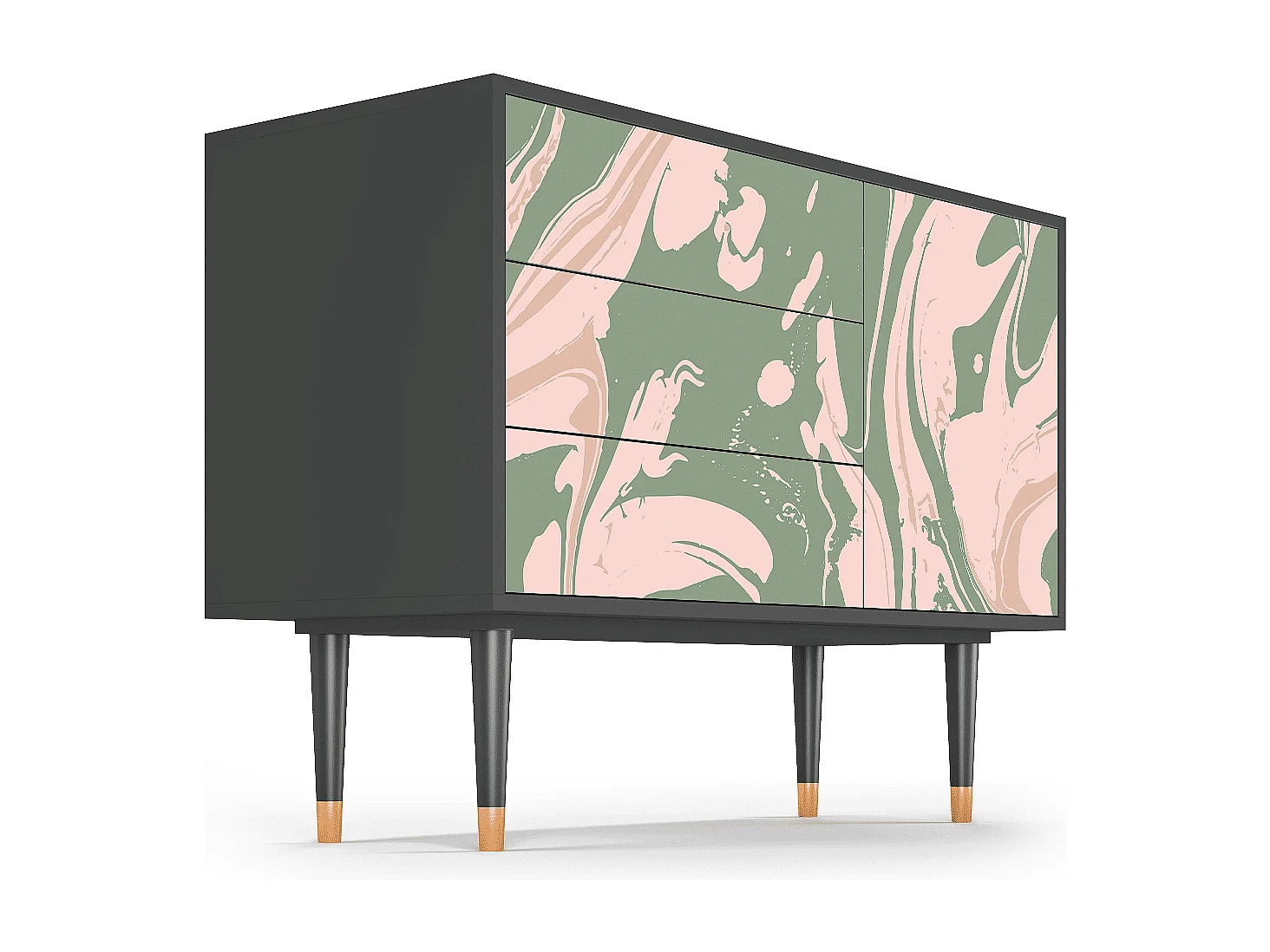 Buffet - 115х84х41 cm - S3 - Aquarelle, Anthracite