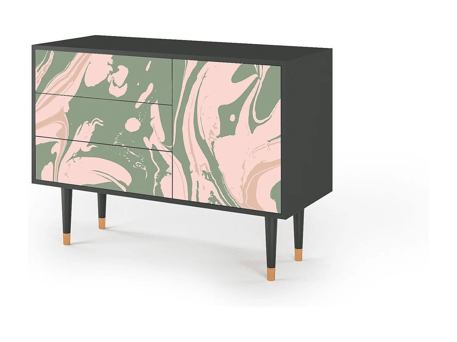 Dressoir - 115х84х41 cm - S3 - Aquarelle, Antraciet