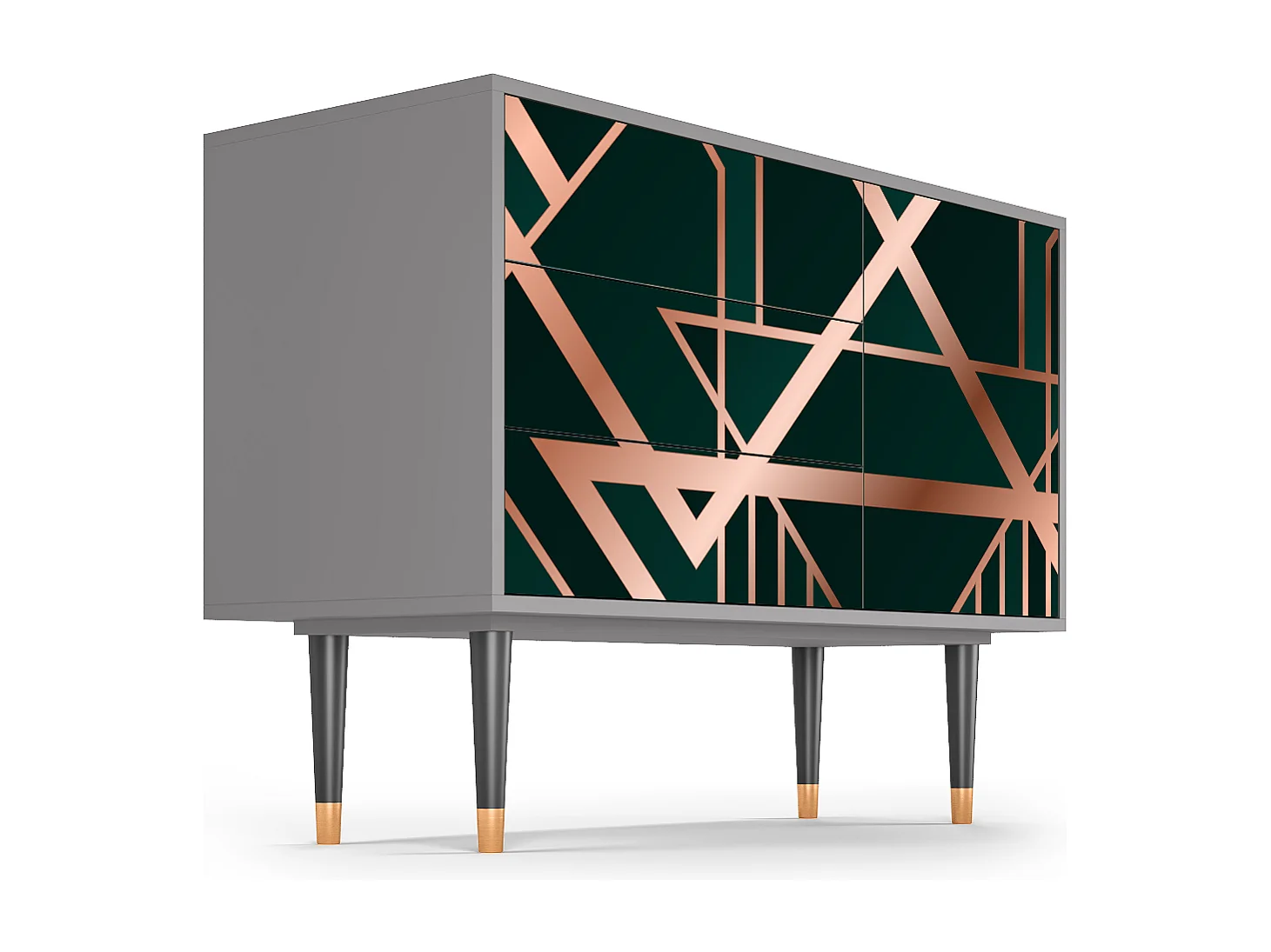 Credenza - 115х84х41 cm - S3 - Emerald Gatsby, Grigio