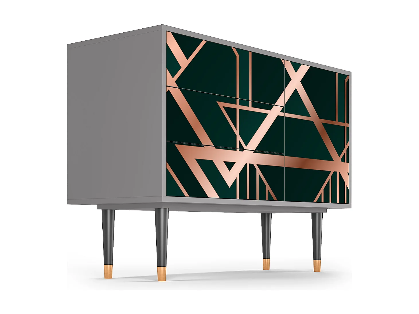 Buffet - 115х84х41 cm - S3 - Emerald Gatsby, Gris