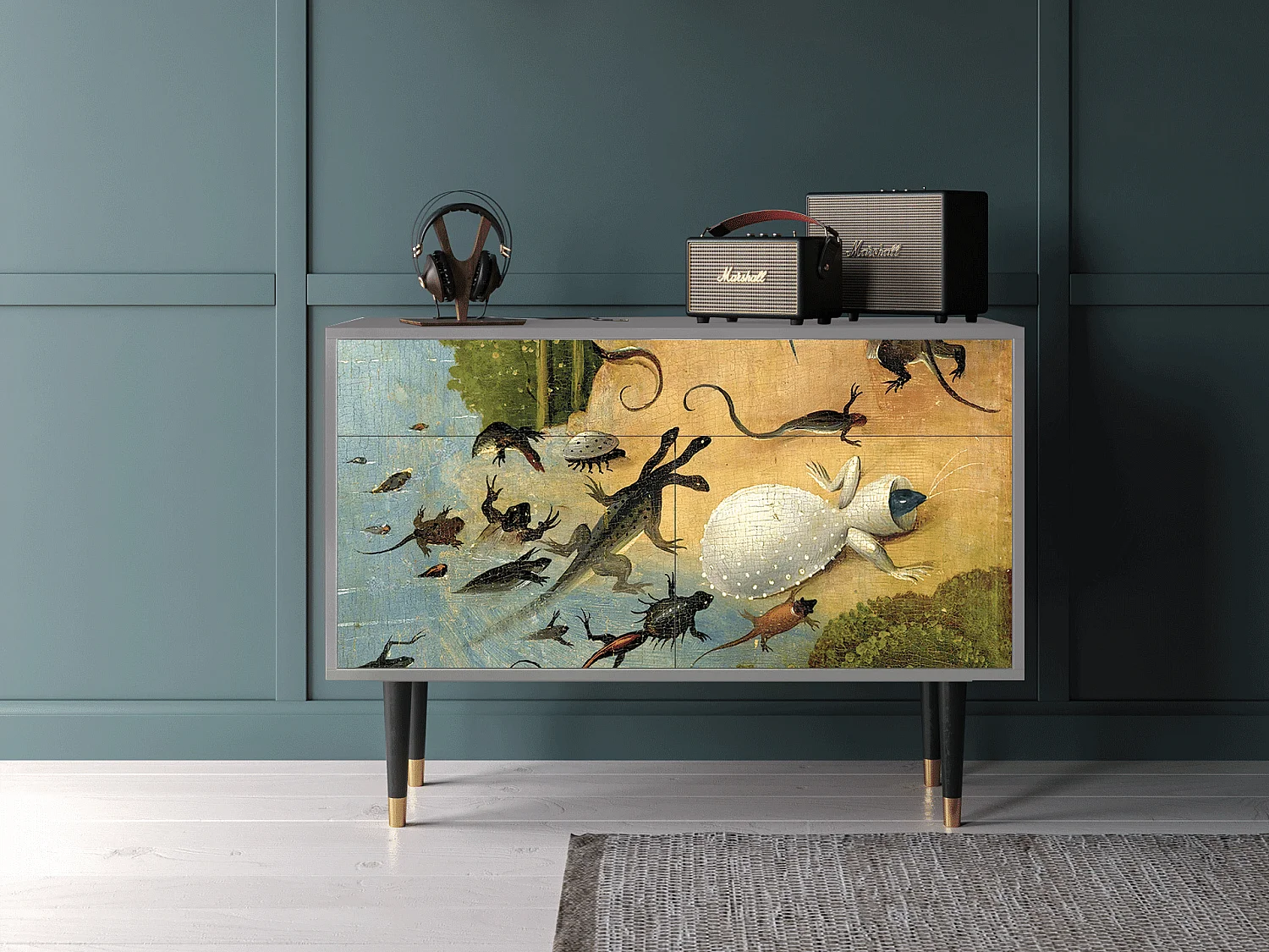 Aparador - 115x85x48 cm - BS4 - The Garden by Bosch, Cinza