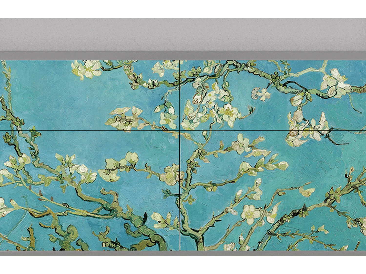 Buffet - 115x85x48 cm - BS4 - Almond Blossom, Gris