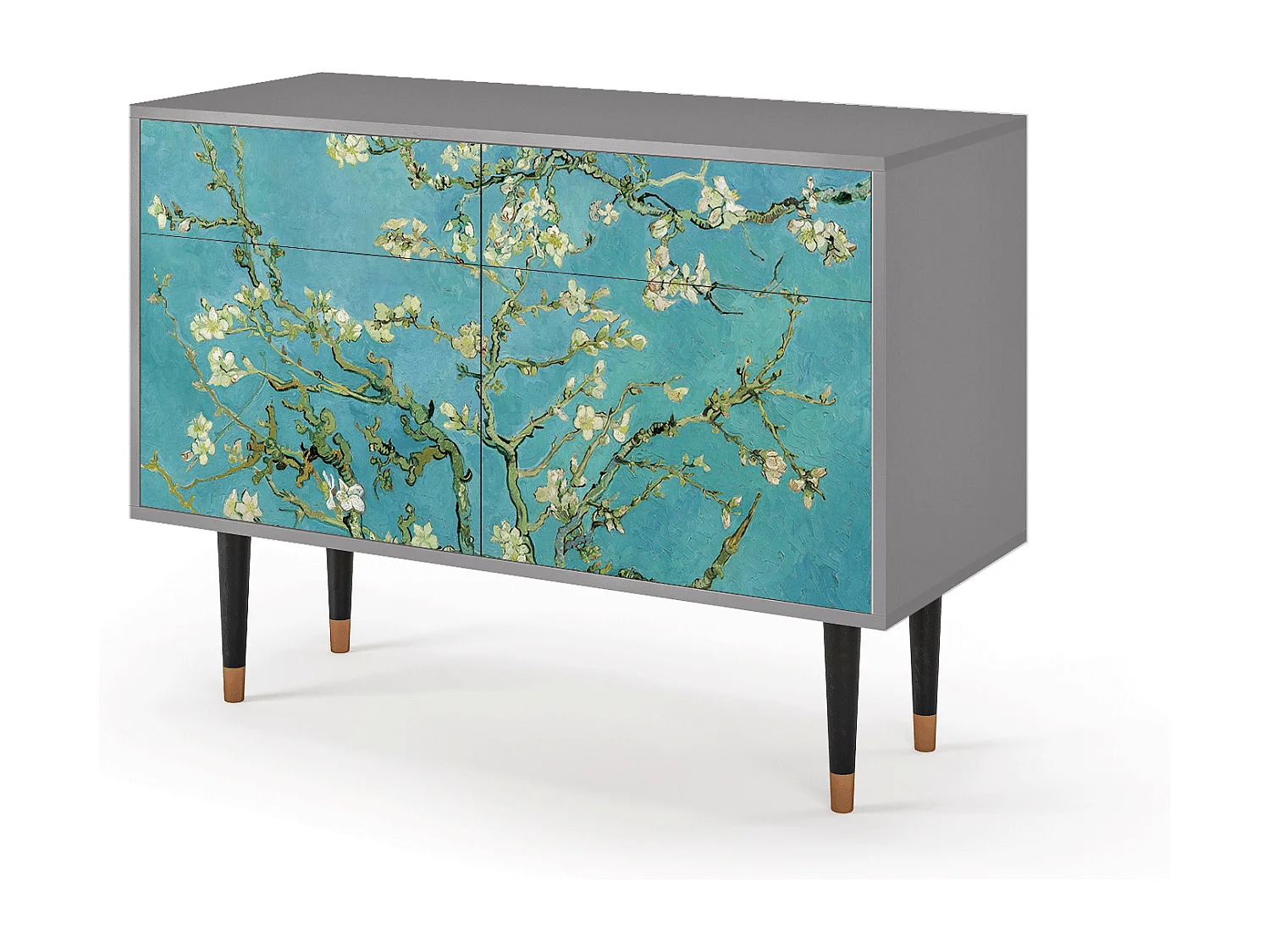 Buffet - 115x85x48 cm - BS4 - Almond Blossom, Gris