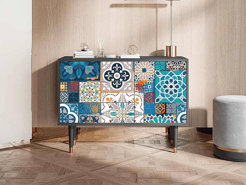 Buffet - 115х84х41 cm - S3 - Moroccan Market, Anthracite