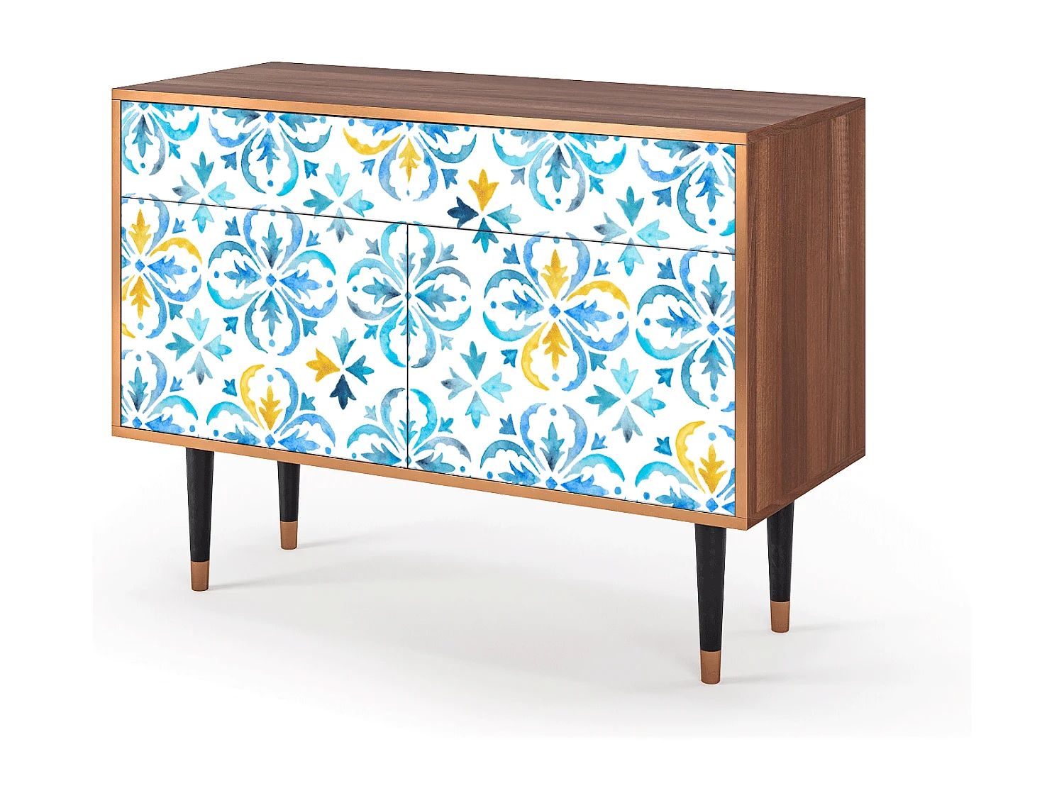 Dressoir - 115x85x48 cm - BS4 - Lisbon Flover, Walnoot