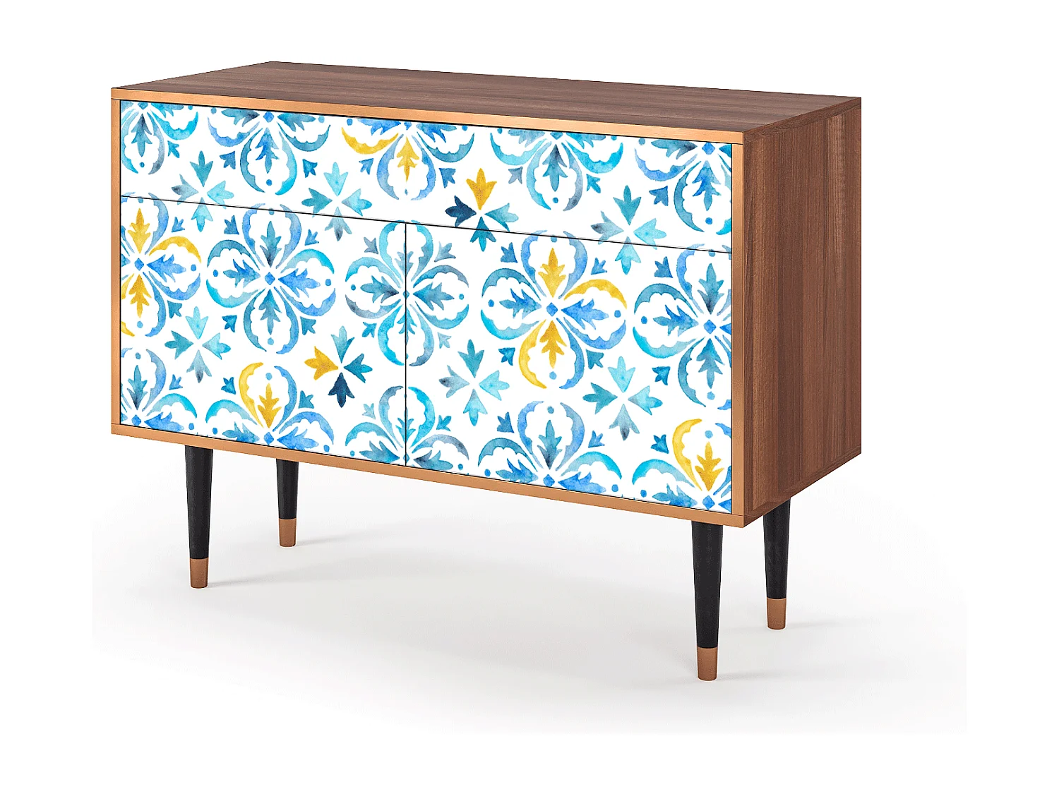 Credenza - 115x85x48 cm - BS4 - Lisbon Flover, Noce