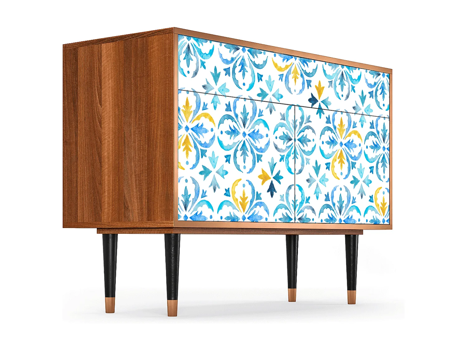 Credenza - 115x85x48 cm - BS4 - Lisbon Flover, Noce
