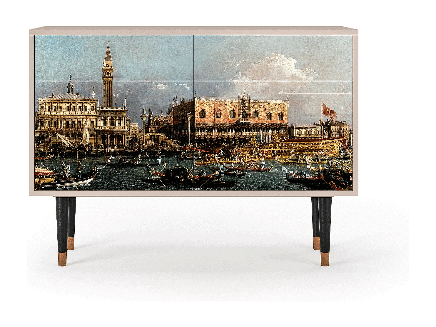 Kredens - 115x85x48 cm - BS4 - The Bucintoro, Latte