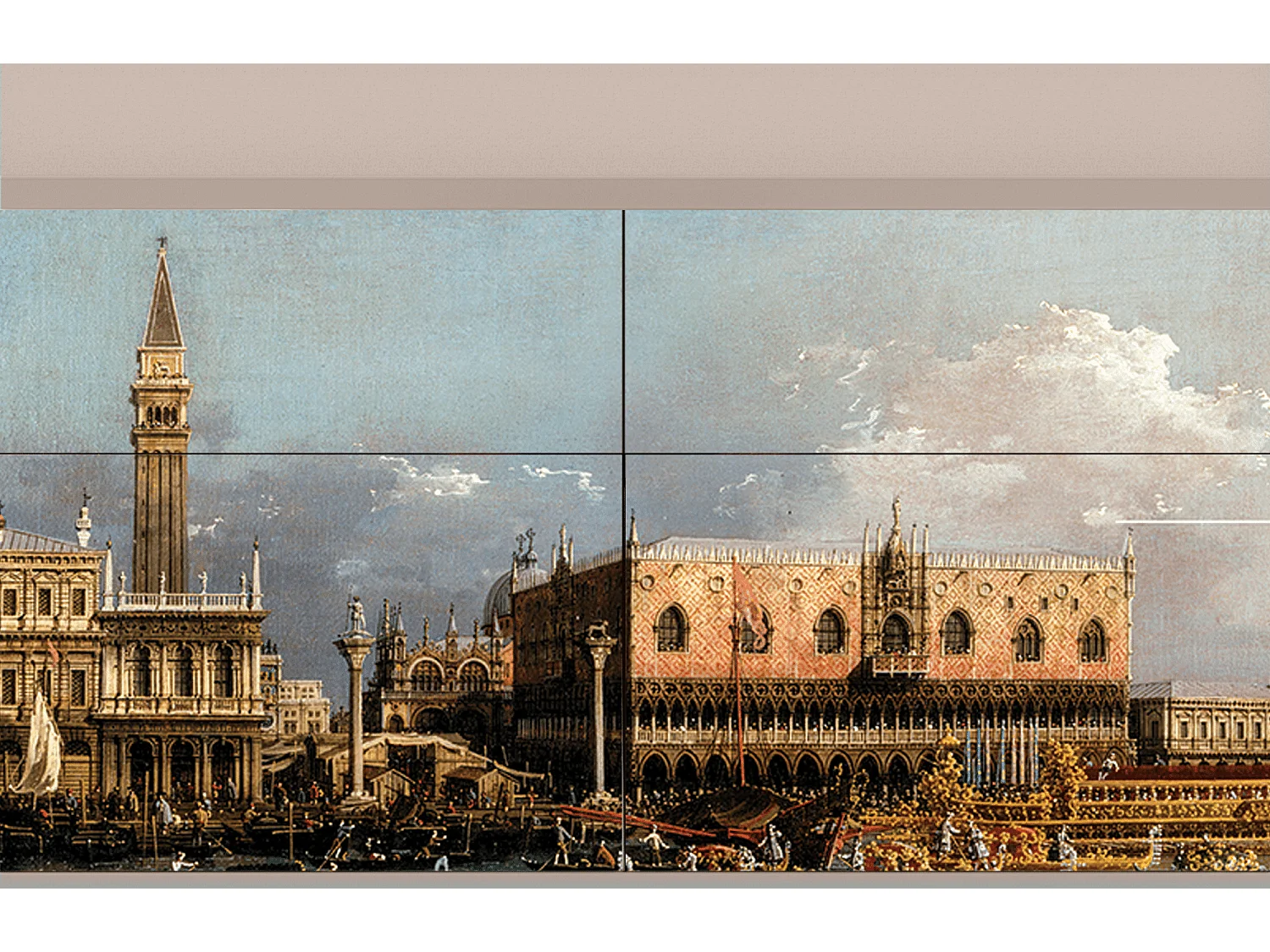 Kredens - 115x85x48 cm - BS4 - The Bucintoro, Latte