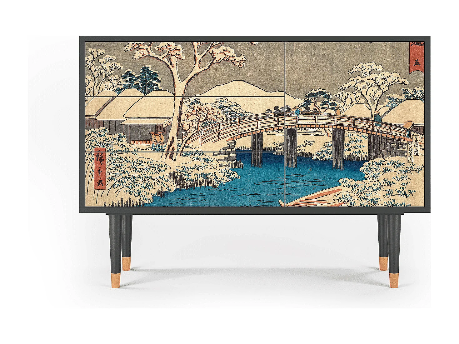 Buffet - 115х84х41 cm - S3 - Katabira River, Anthracite